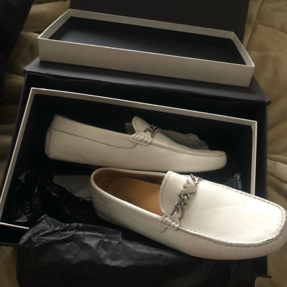 Emporio Armani slip ons sz 10
